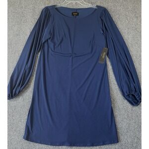 Laundry  by Shelli Segal Dark Blue Dress ,‎ long Sleeve, Ladies 6, NWT